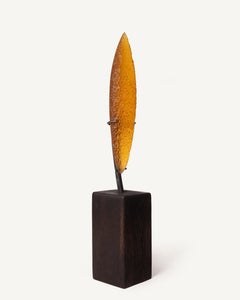 Sculpture en verre soufflé Plume de Xavier Le Normand