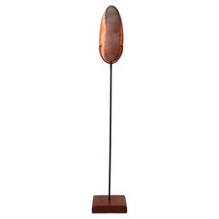Minimalist Plume Blown Glass Sculpture by Xavier Le Normand, France