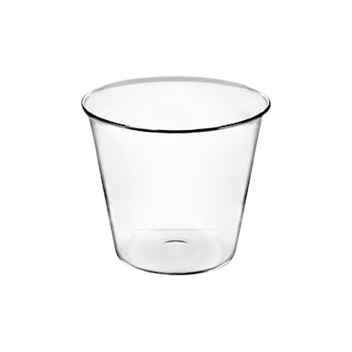 Plume Set aus vier kleinen Glasgläsern aus mundgeblasenem, pflaumenfarbenem Glas, entworfen von Aldo Cibic im Angebot