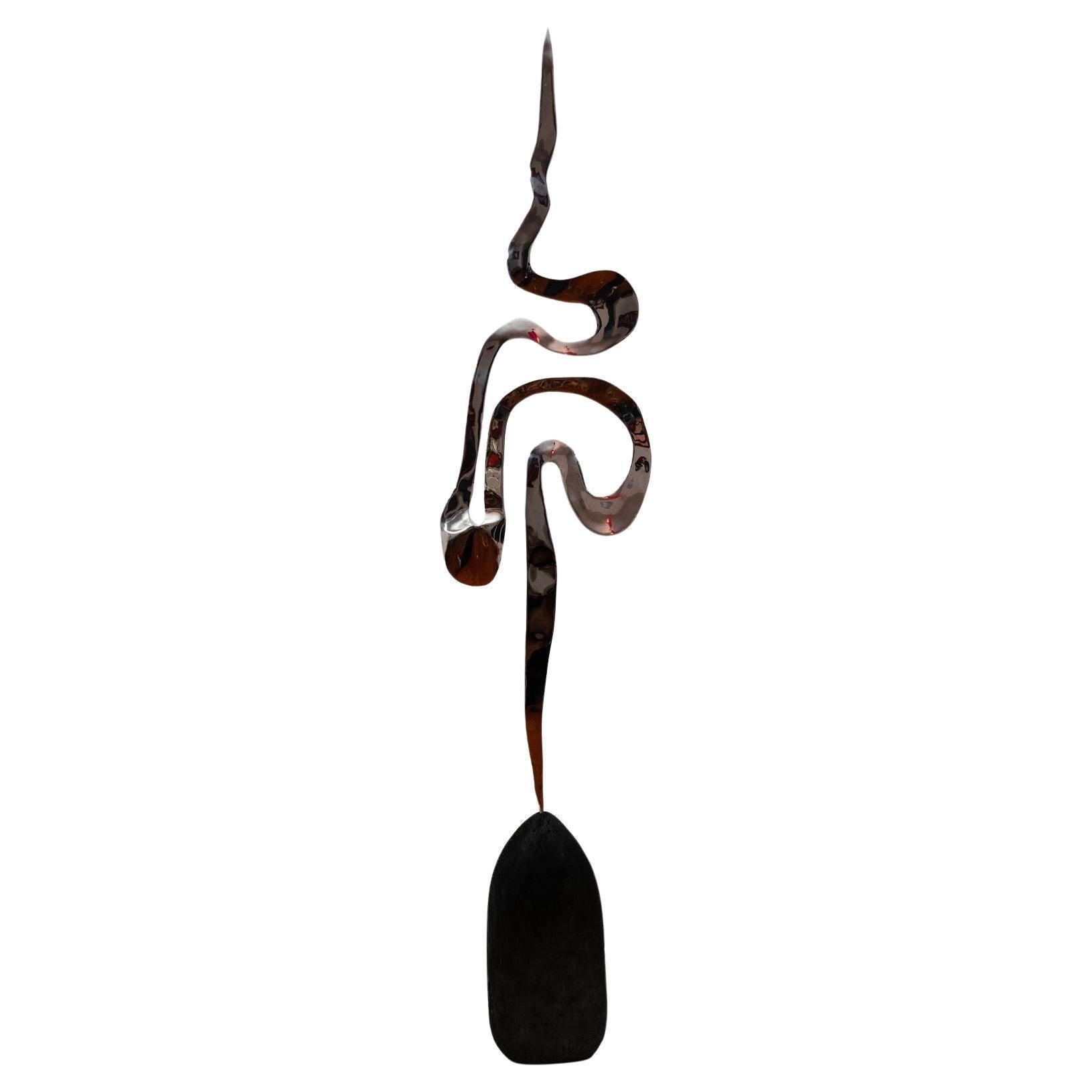 Plume I Stainless Steel Sculpture by Sol Bailey Barker, REP by Tuleste Factory For Sale