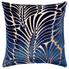 Oreiller en velours de soie Plumes