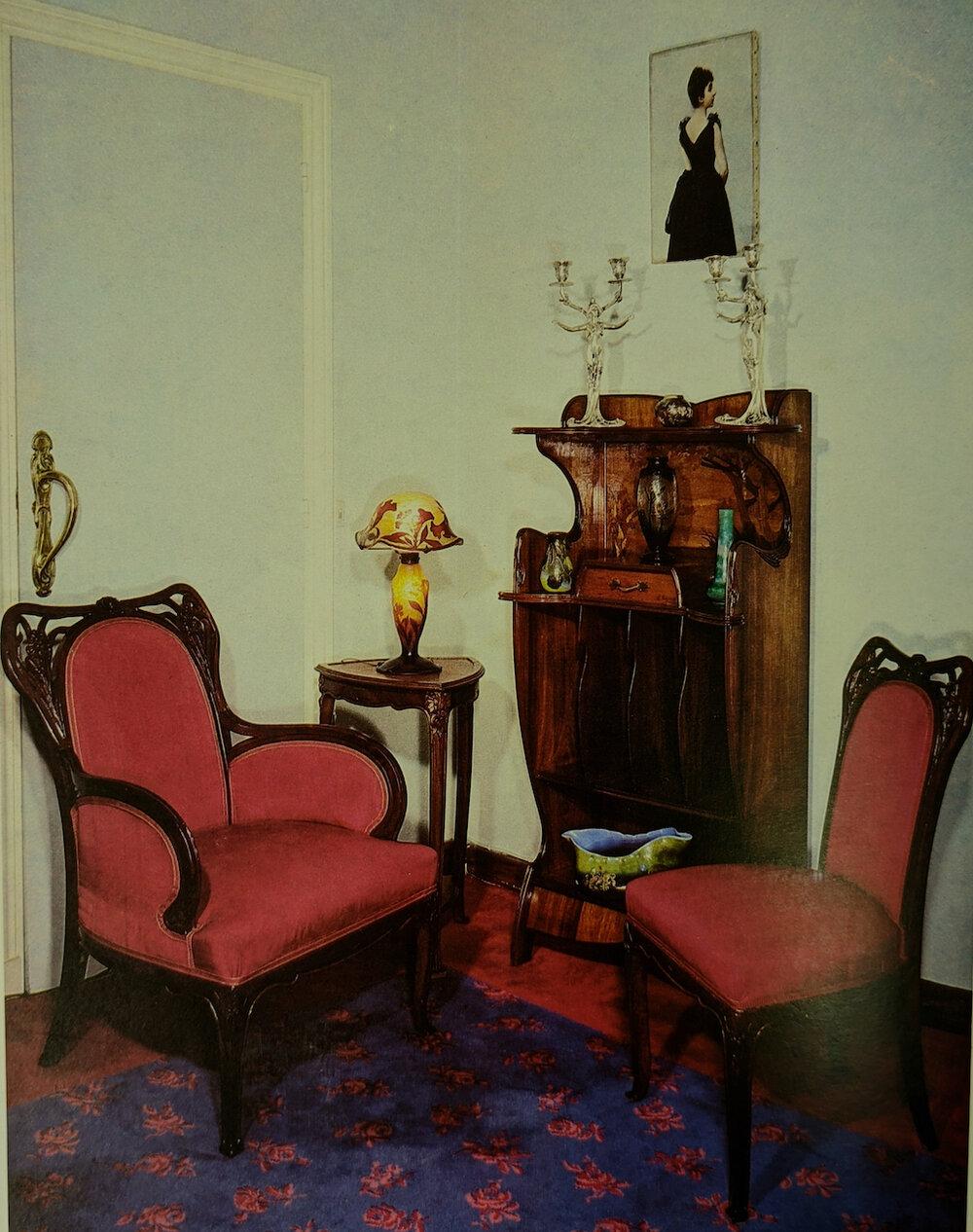 Plumet et Selmersheim Art Nouveau Seating Suite For Sale 10