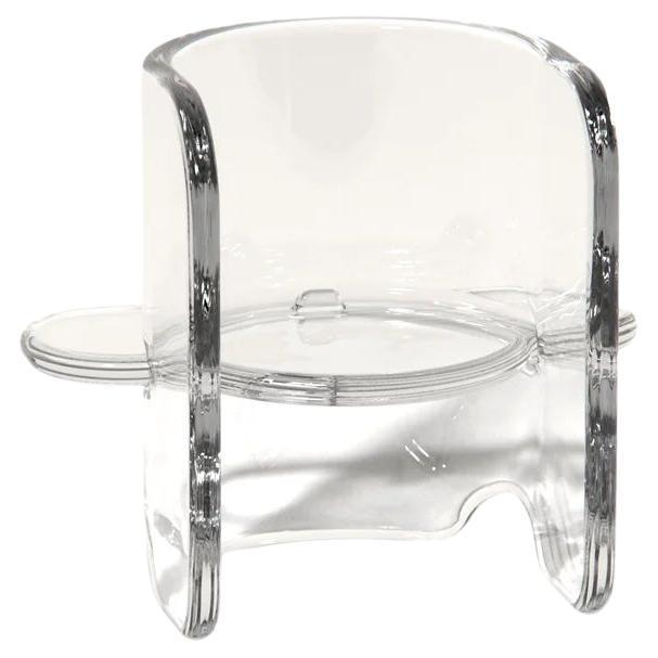Plump Chair aus kristallklarem, transluzentem Polyurethanharz, von Ian Cochran im Angebot