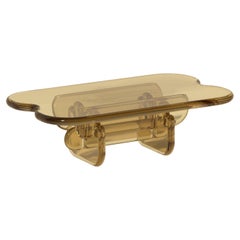 Plump Coffee Table in Citrine, Polyurethane Resin, by Ian Cochran