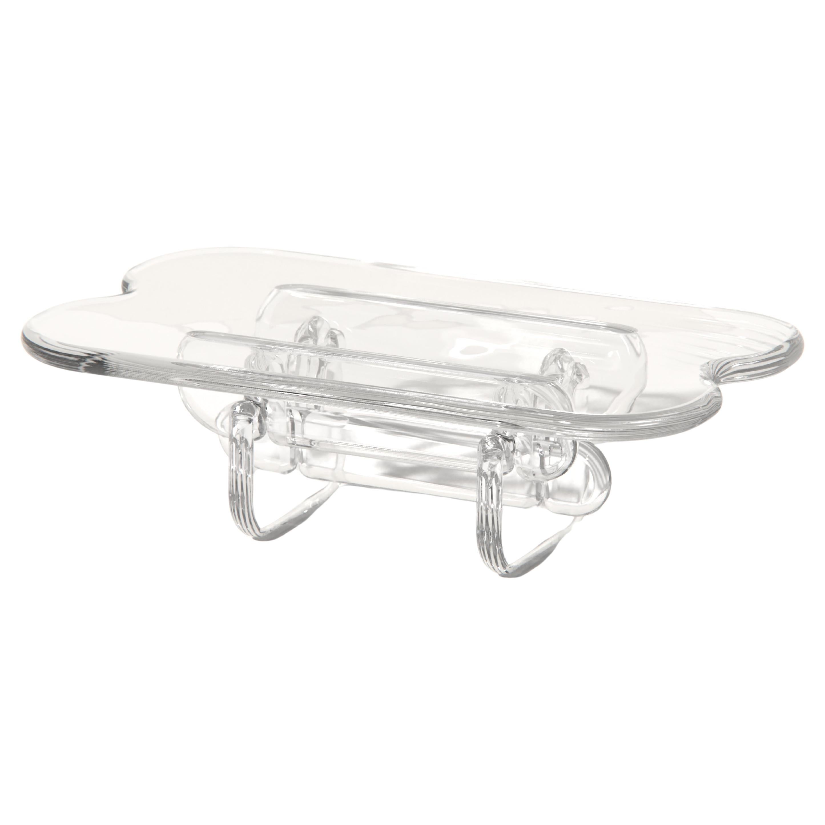 Plump Coffee Table in Crystal Clear, Polyurethane Resin, by Ian Cochran For Sale