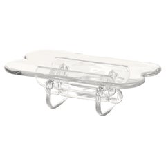Plump Coffee Table in Crystal Clear, Polyurethane Resin, by Ian Cochran