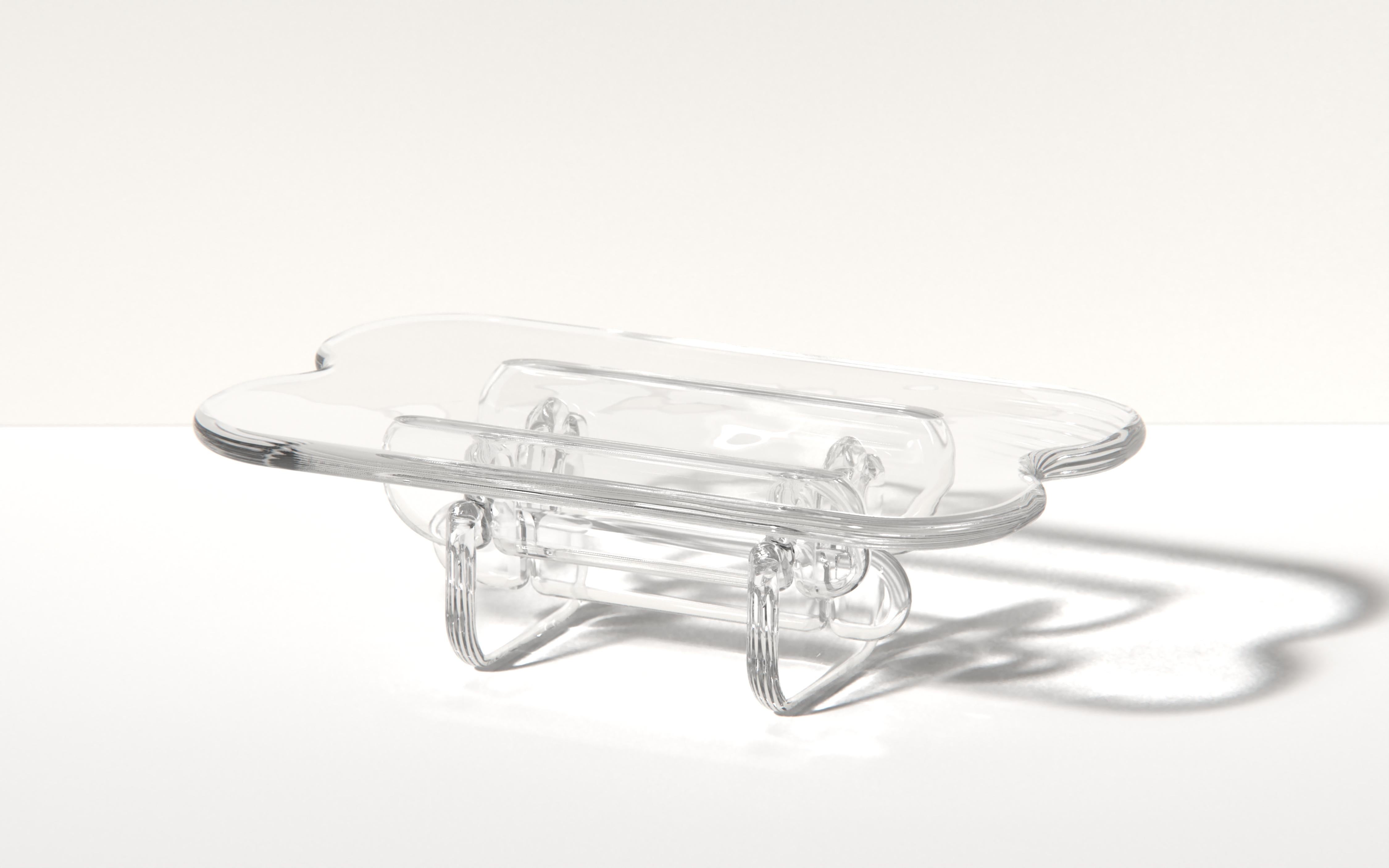 Plump Coffee Table in Deep Olive, Polyurethane Resin, by Ian Cochran For Sale 1