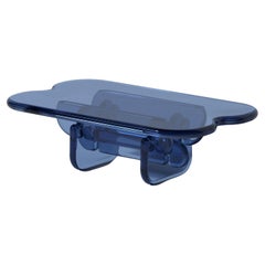 Plump Coffee Table in Ocean, Polyurethane Resin, by Ian Cochran