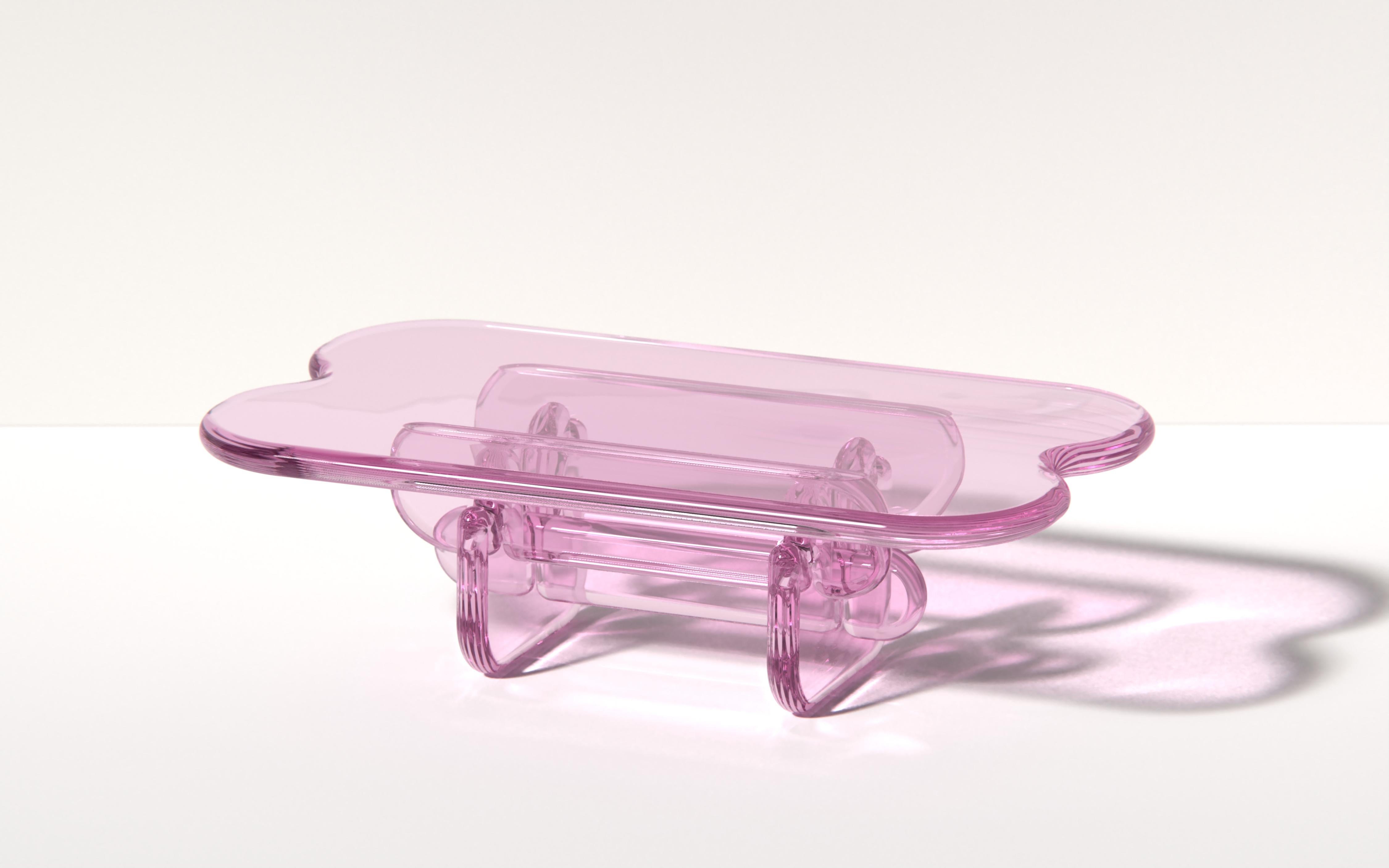 Plump Coffee Table in Topaz Yellow, Polyurethane Resin, by Ian Cochran For Sale 2