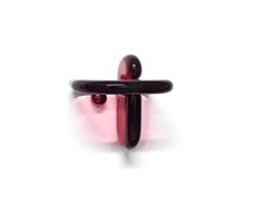 Modern Plump Mini Shelf in Rose, Translucent Polyurethane Resin, by Ian Cochran