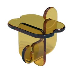 Plump Resin Side Table in Pollen Yellow by Ian Alistair Cochran