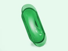 Plump Trinket Dishish in Greene & Greene, resina poliuretanica traslucida, di Ian Cochran