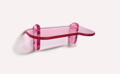 Contemporary Plump Vanity in Pink, Translucent Polyurethane Resin by Ian Cochran