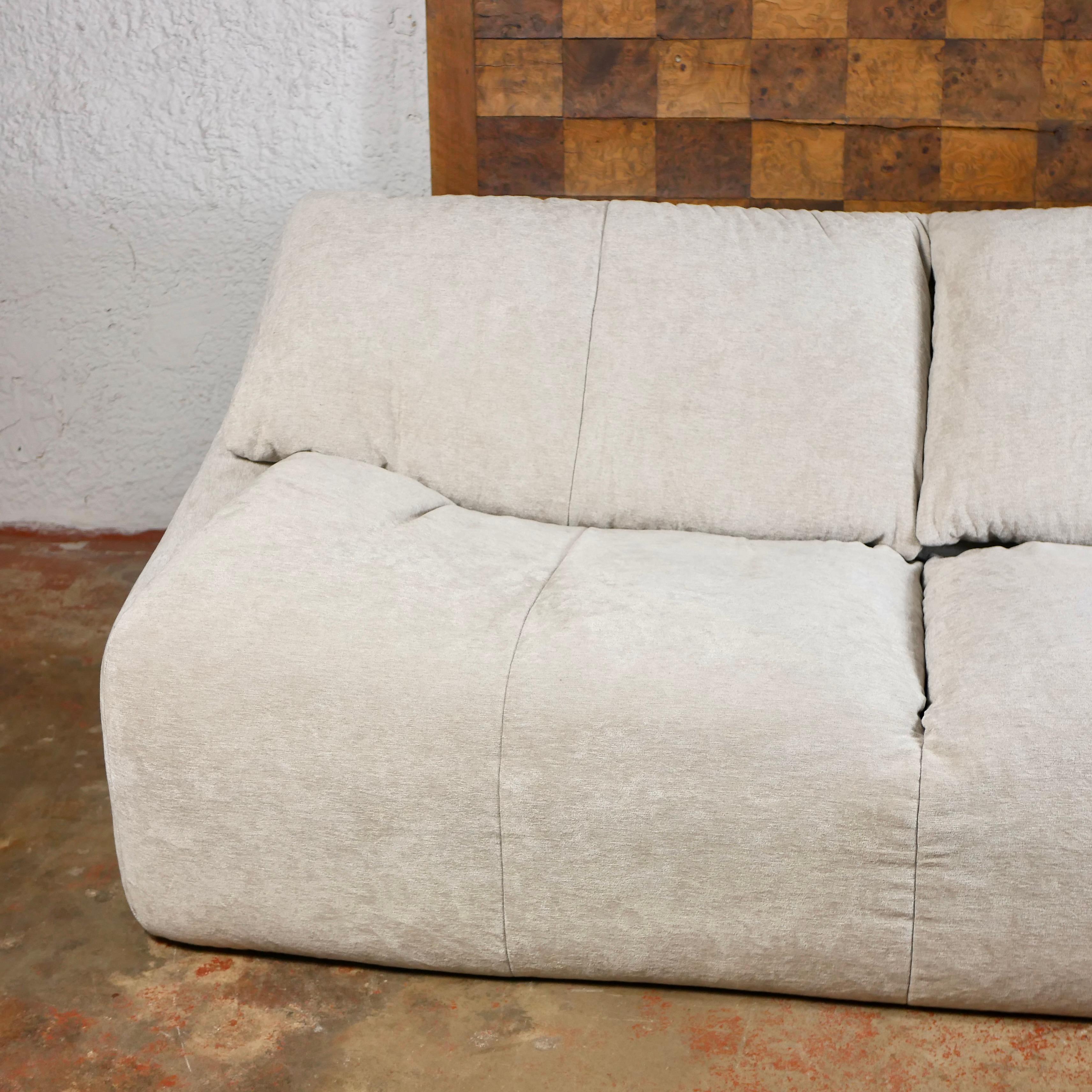 Fabric Plumy sofa by Annie Hiéronimus for Cinna, 2017 edition