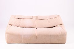 Sofa „Plumy“ aus Stoff von Annie Hieronimus, 1980er Jahre