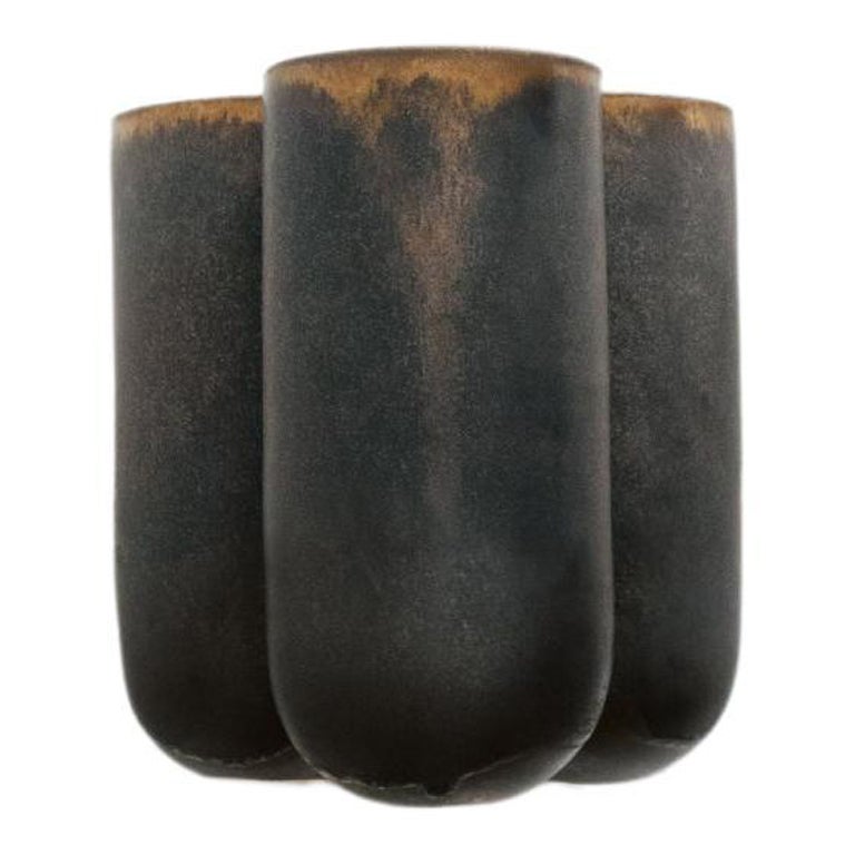 Plus Brillance Blackened Gold Wall Light by Lisa Allegra For Sale