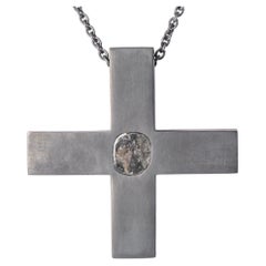 Plus Necklace (1.0 CT, Diamond Slab, KA+DIA)