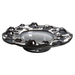 Plus Object glass bowl "Geyser" Graphite