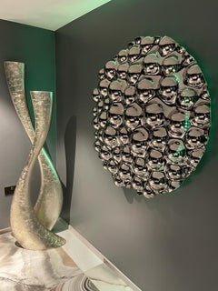 Plus Object Glass Wall Sculpture "Bubbles"