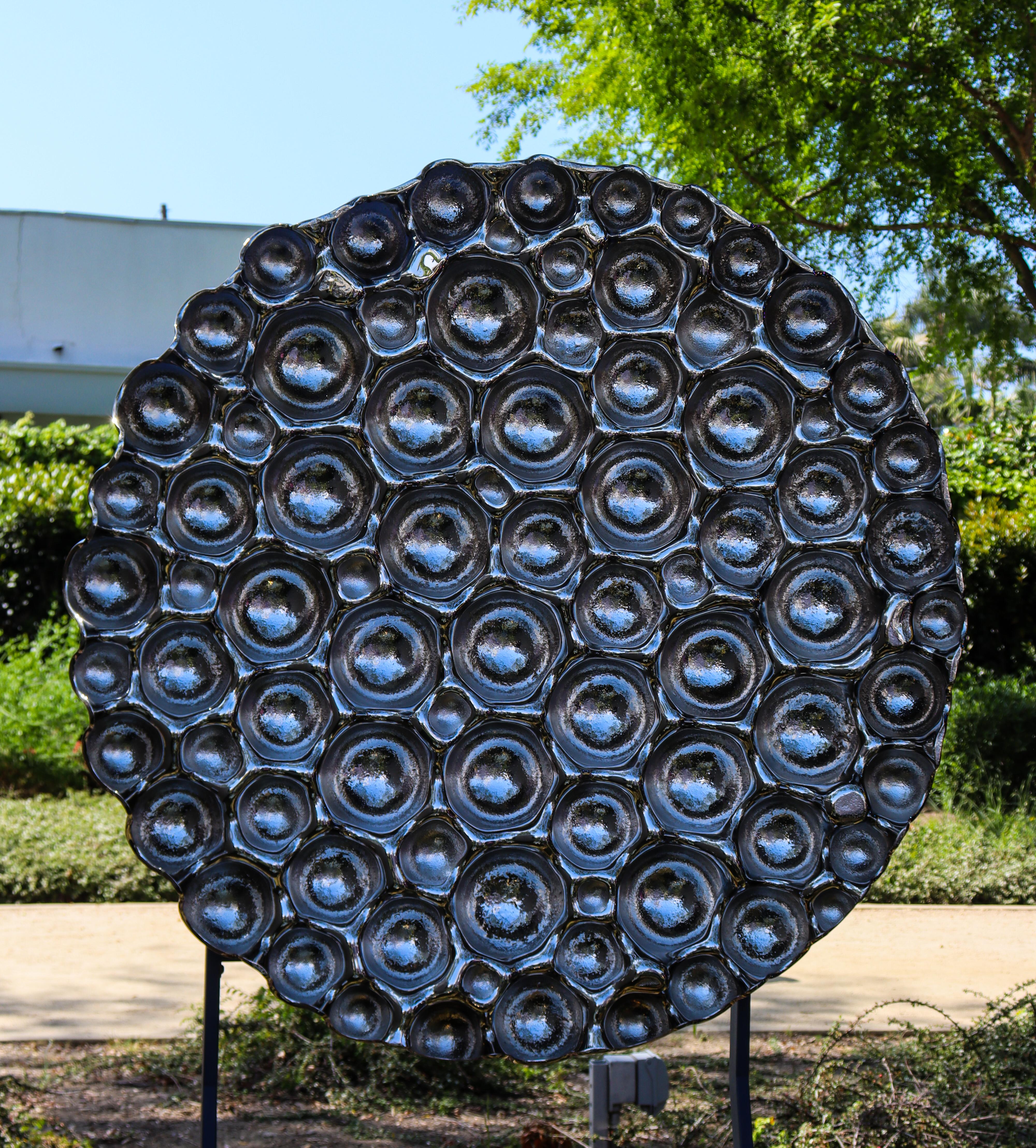 Modern Plus Object Glass Wall Sculpture 