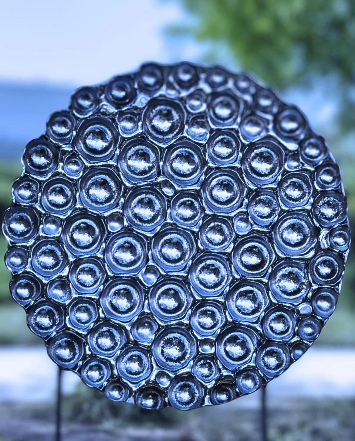 Ukrainian Plus Object Glass Wall Sculpture 