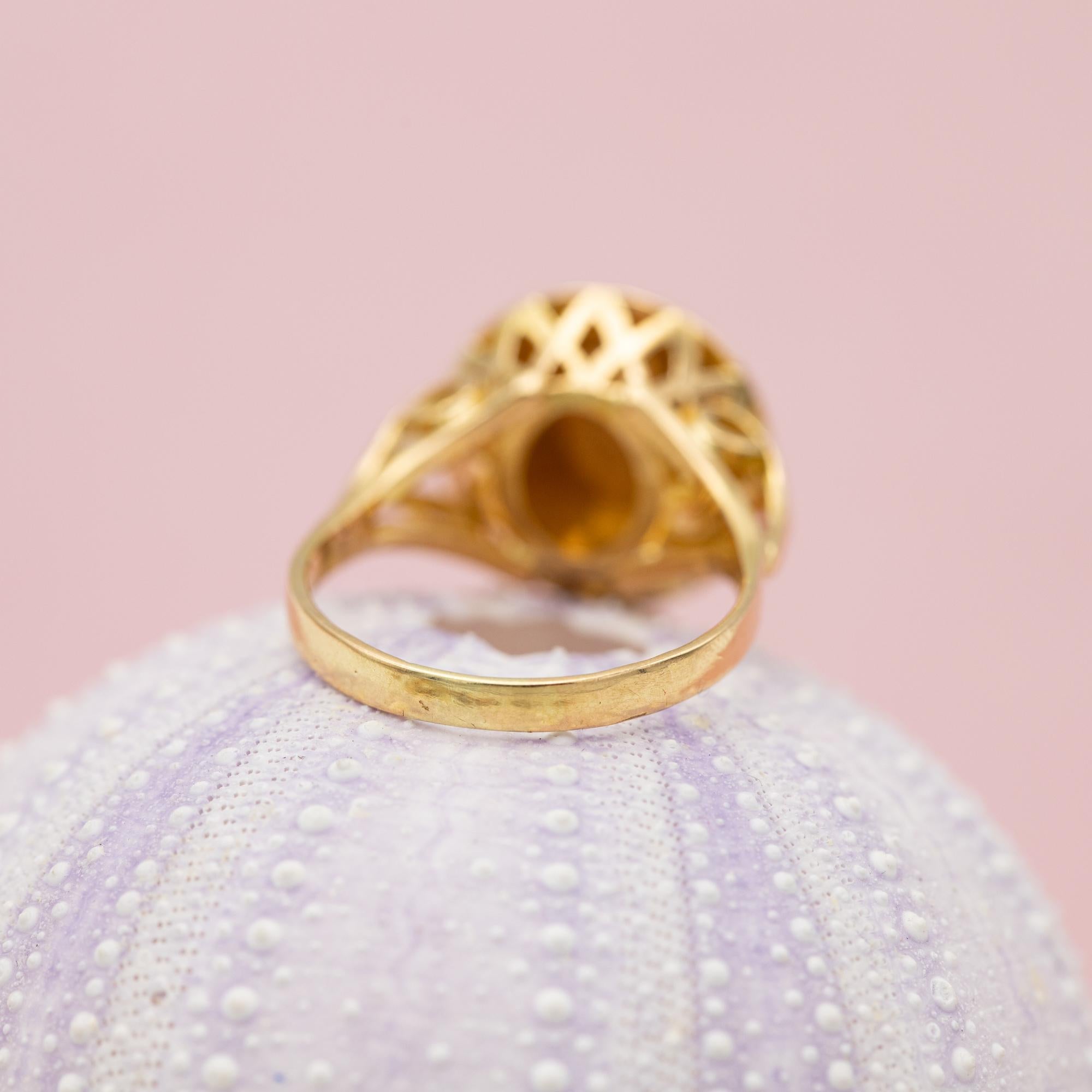 Plus qu'hier et moins que demain - 18 karat solid yellow gold ring - Augis Love 2