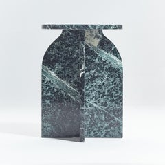 Plus side table in Green Marble, stone Minimalist Side Table by Aparentment