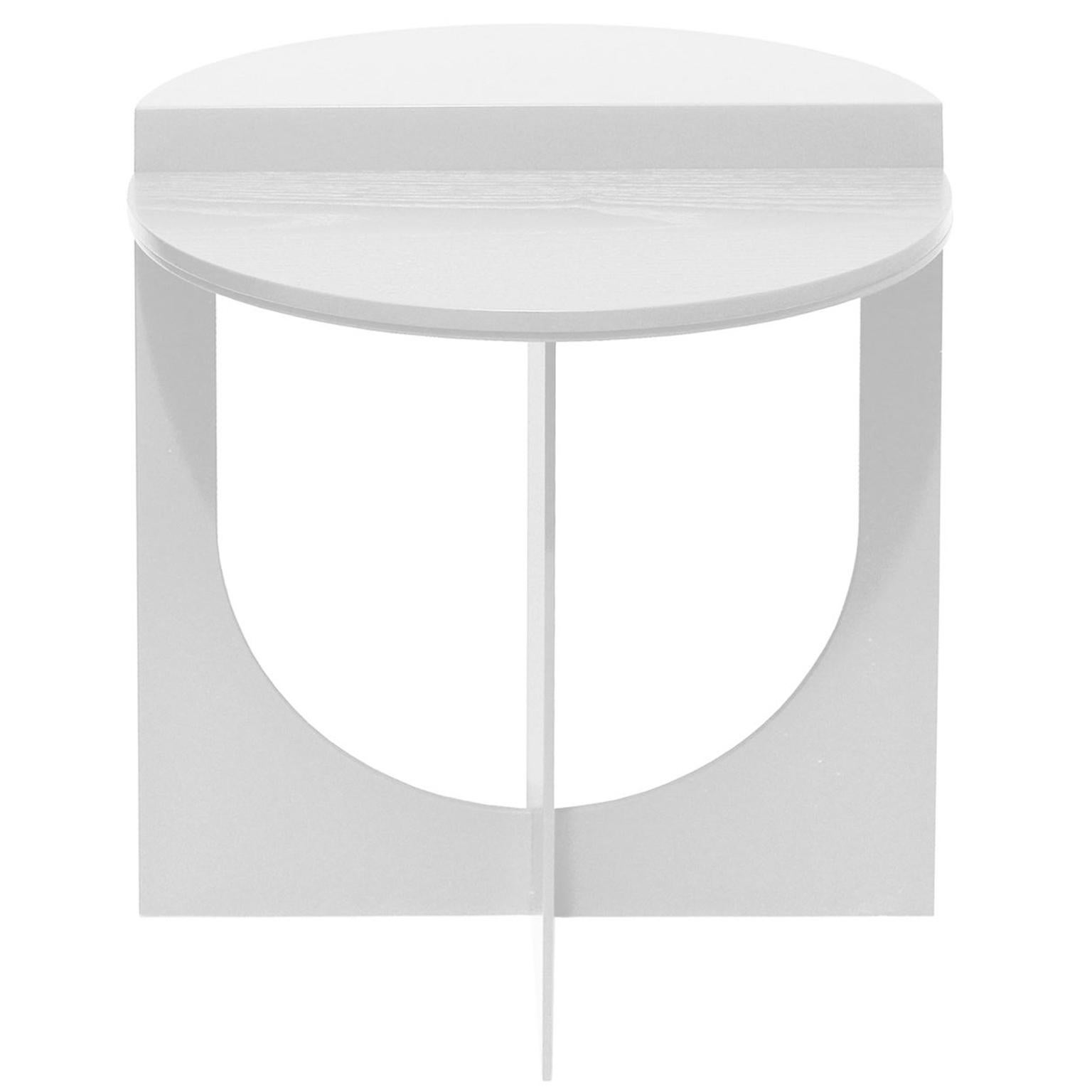 Plus, Colored, Steel, Sidetable, Modern, Minimal, 21st Century, Contemporary For Sale