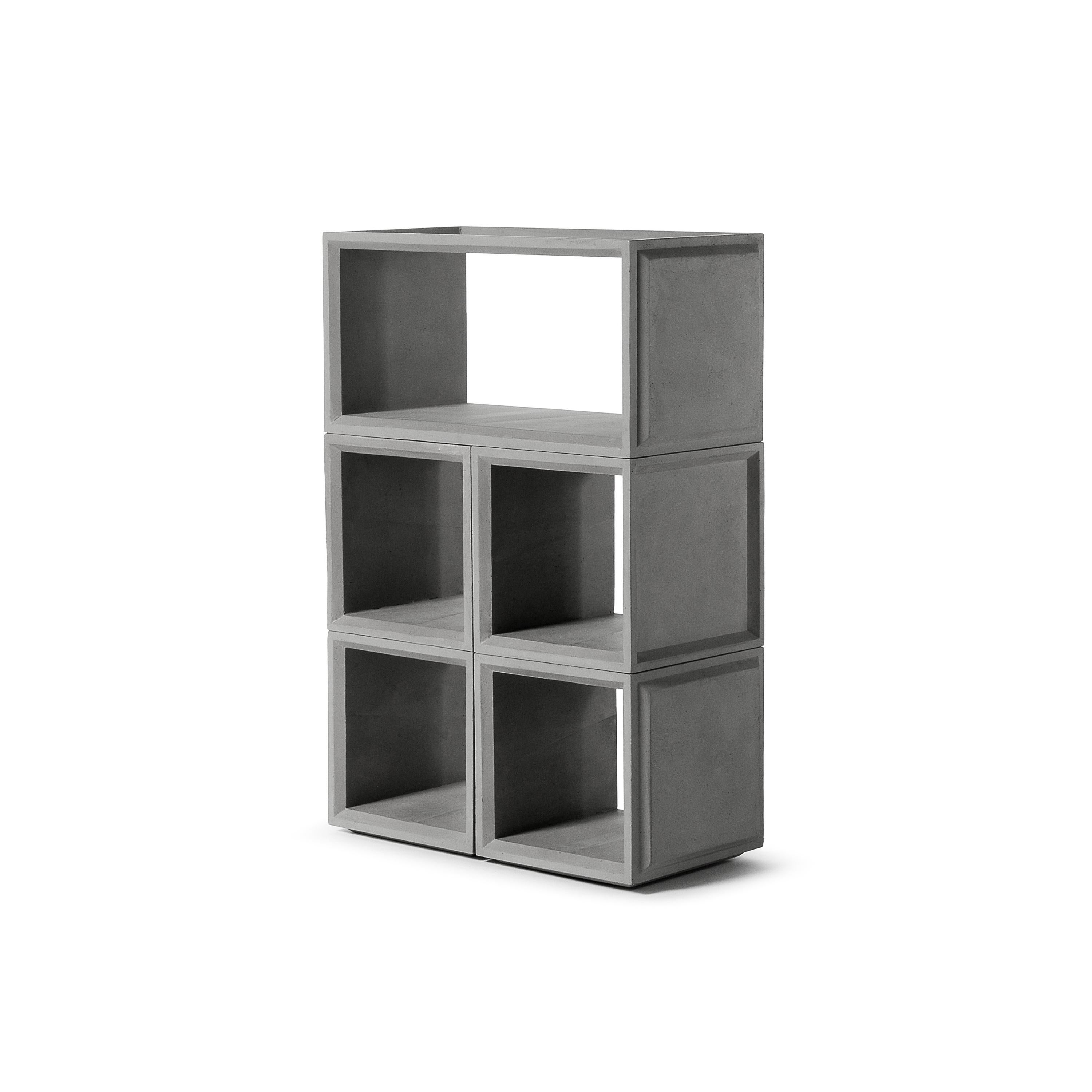 Scandinavian Modern Plus Storage Module Combo 4S1M