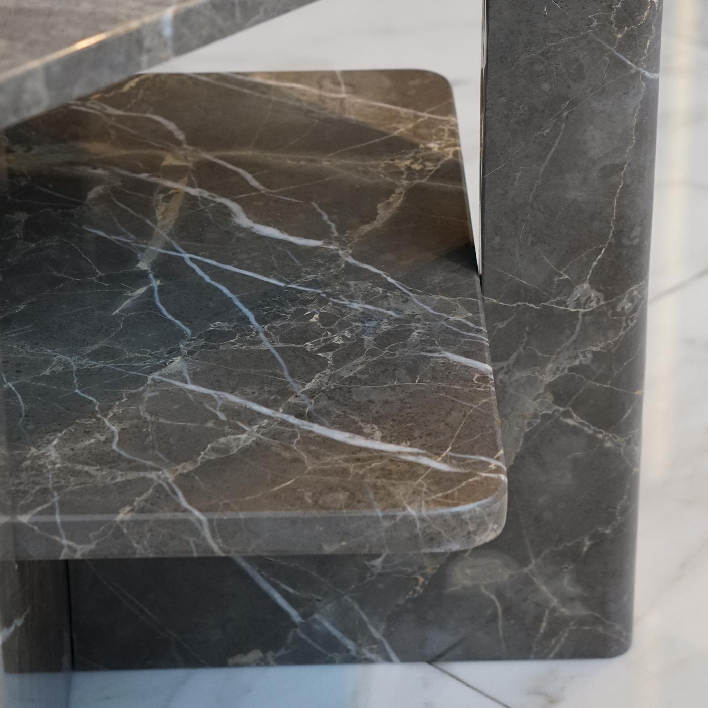 Table basse Plus+Double en marbre Grigio Collemandina  Neuf - En vente à Milan, IT