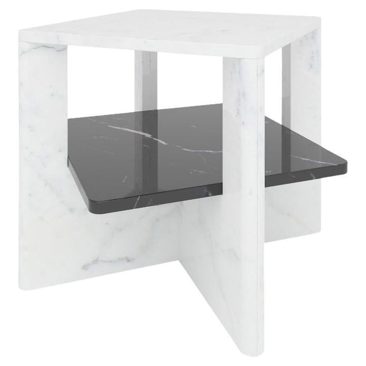 Plus+Double Marble Coffee Table #2 For Sale