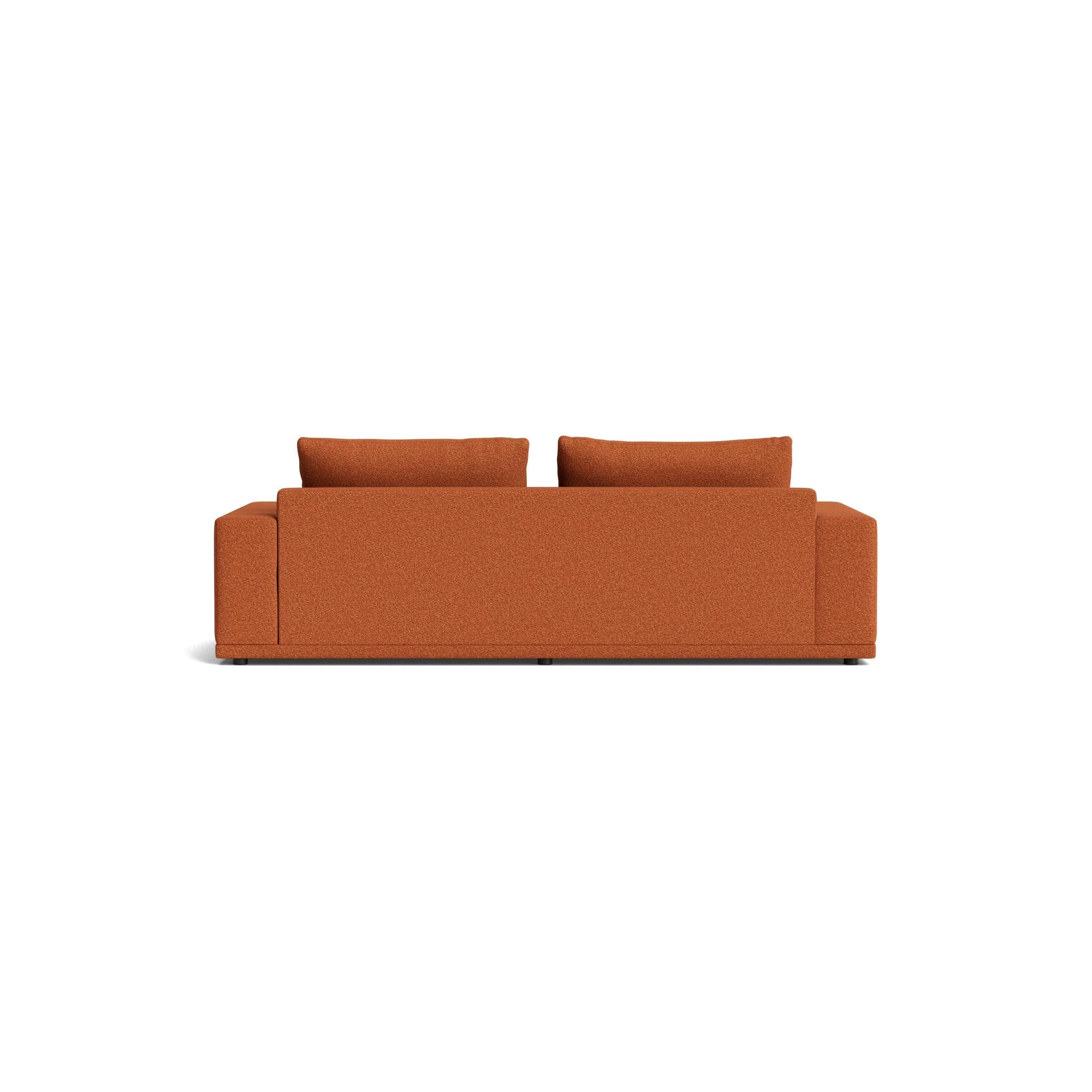 Contemporary Plush Modular Modern Chaise in Bouclé For Sale