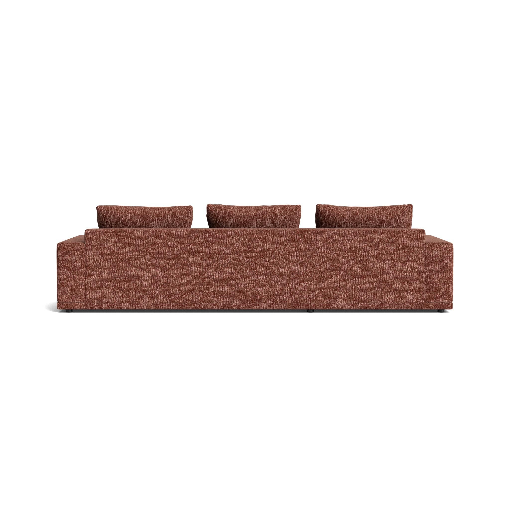 Plush Modular Modern Chaise in Kvadrat Nubby Chanille-Bouclé In condizioni Nuovo in vendita a Nyack, NY