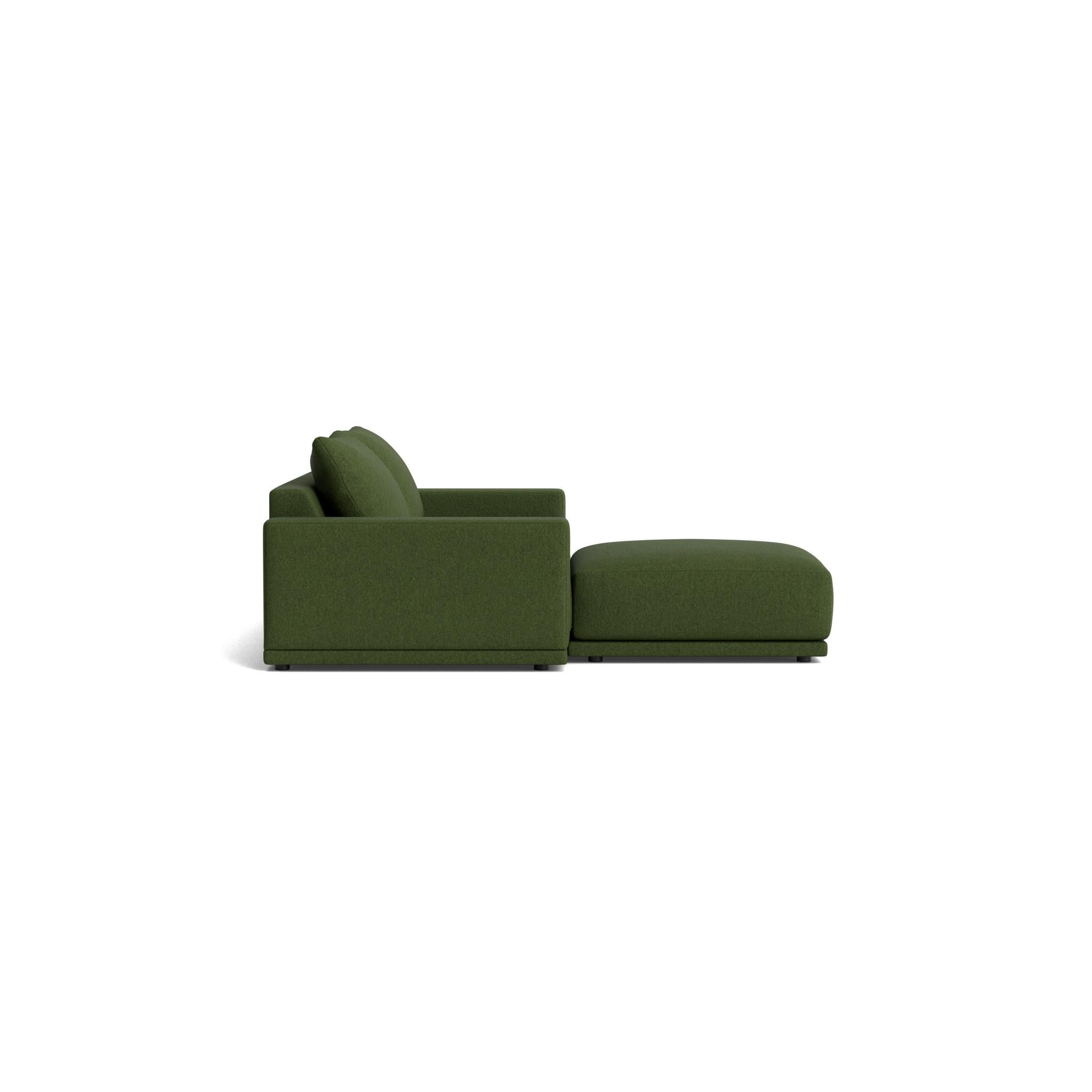 Moderno Plush Modular Modern Chaise in Maharam Beck in vendita