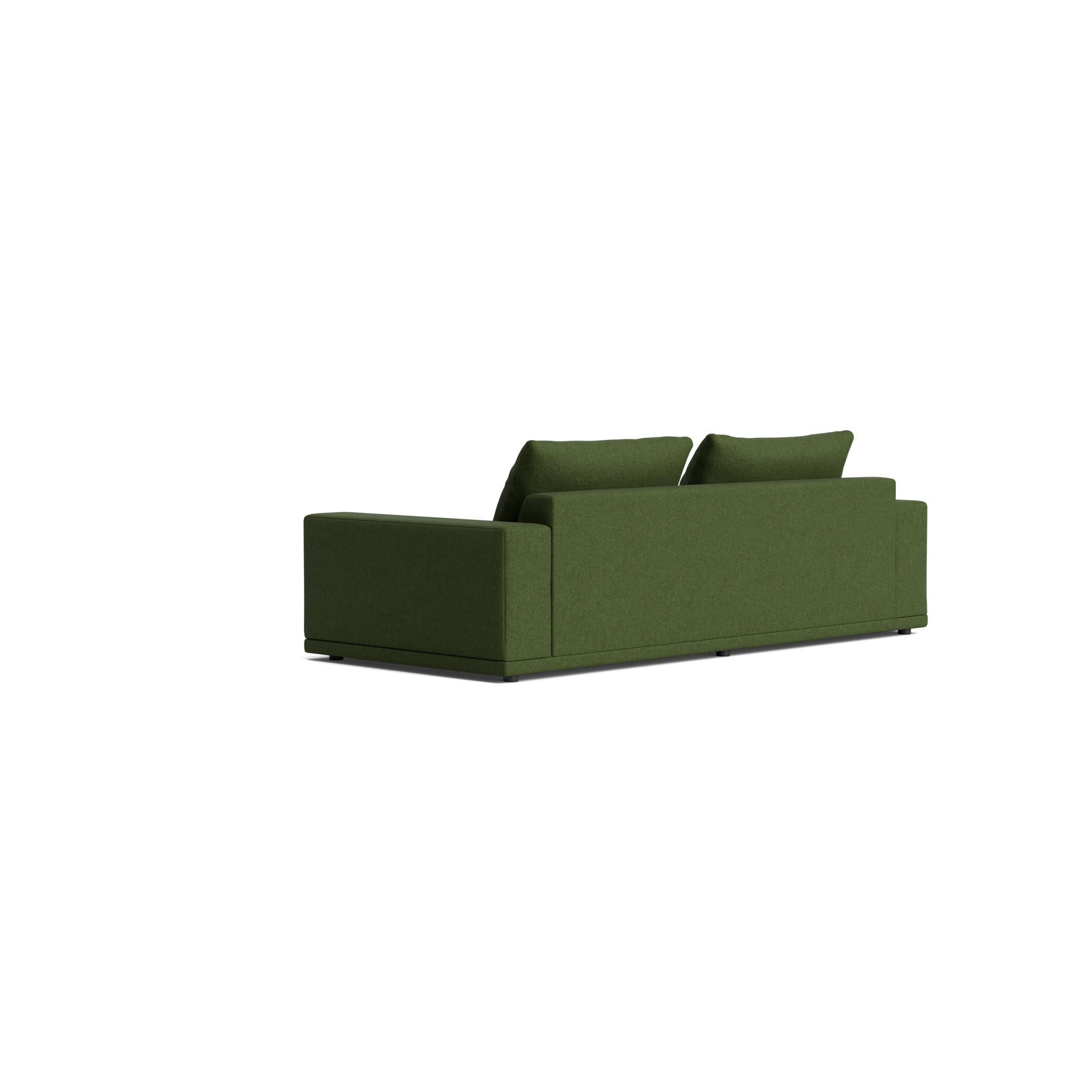 XXI secolo e contemporaneo Plush Modular Modern Chaise in Maharam Beck in vendita
