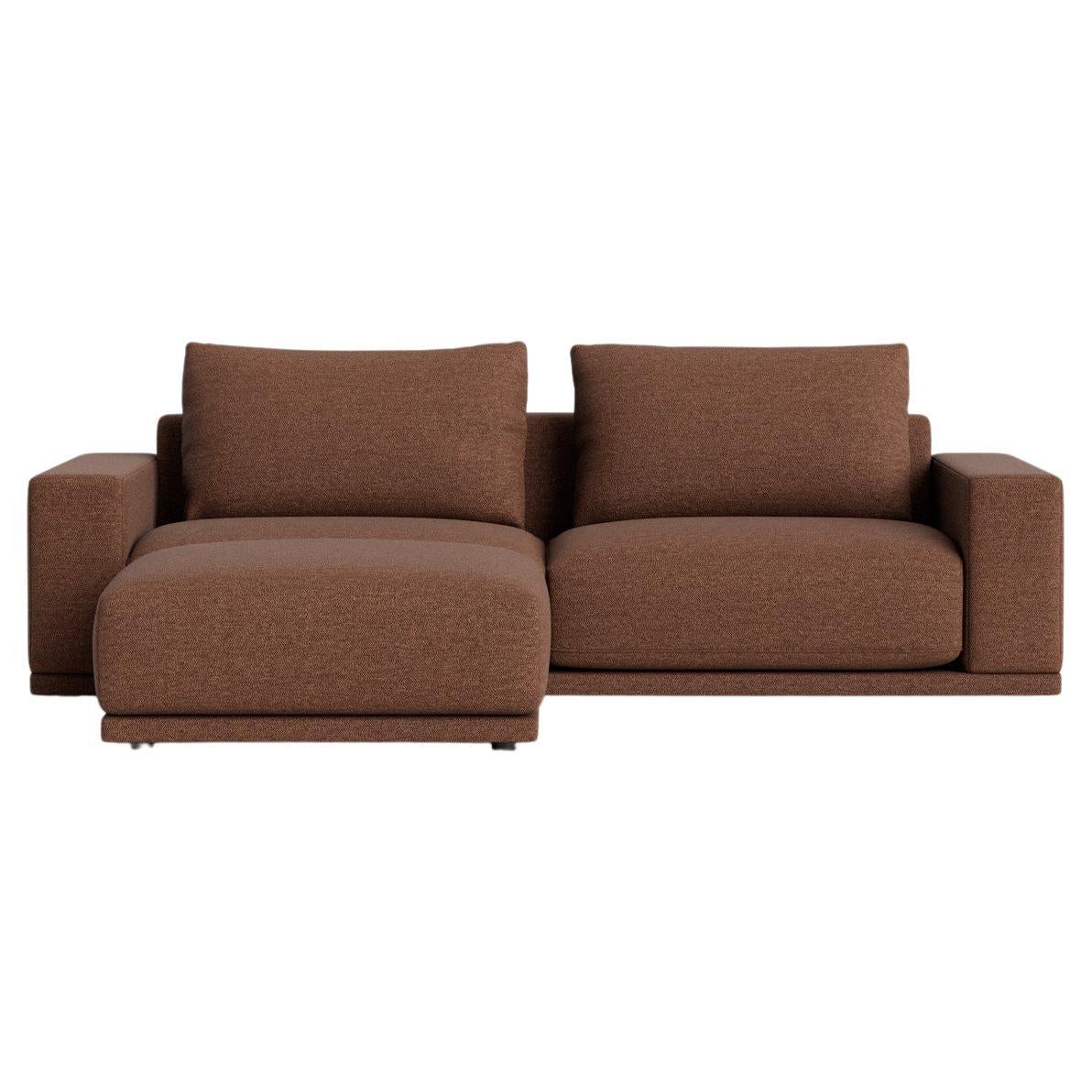 Plush Modular Modern Chaise in Maharam Hearth