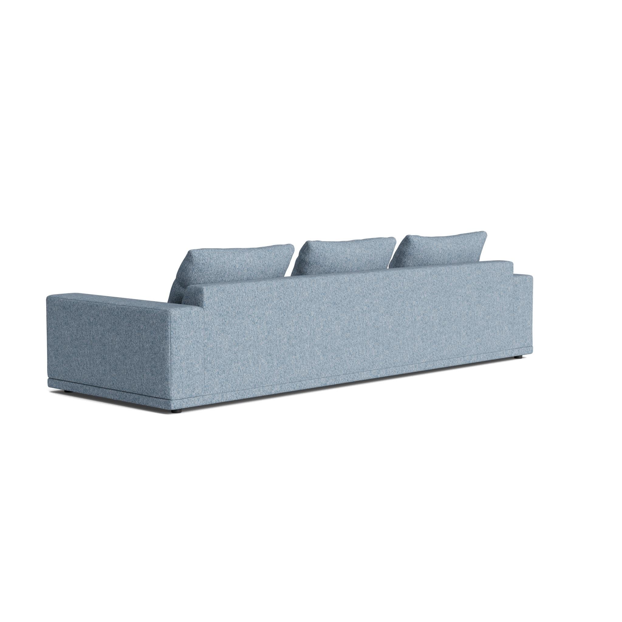 Fabric Plush Modular Modern Sofa in Kvadrat Vanir For Sale