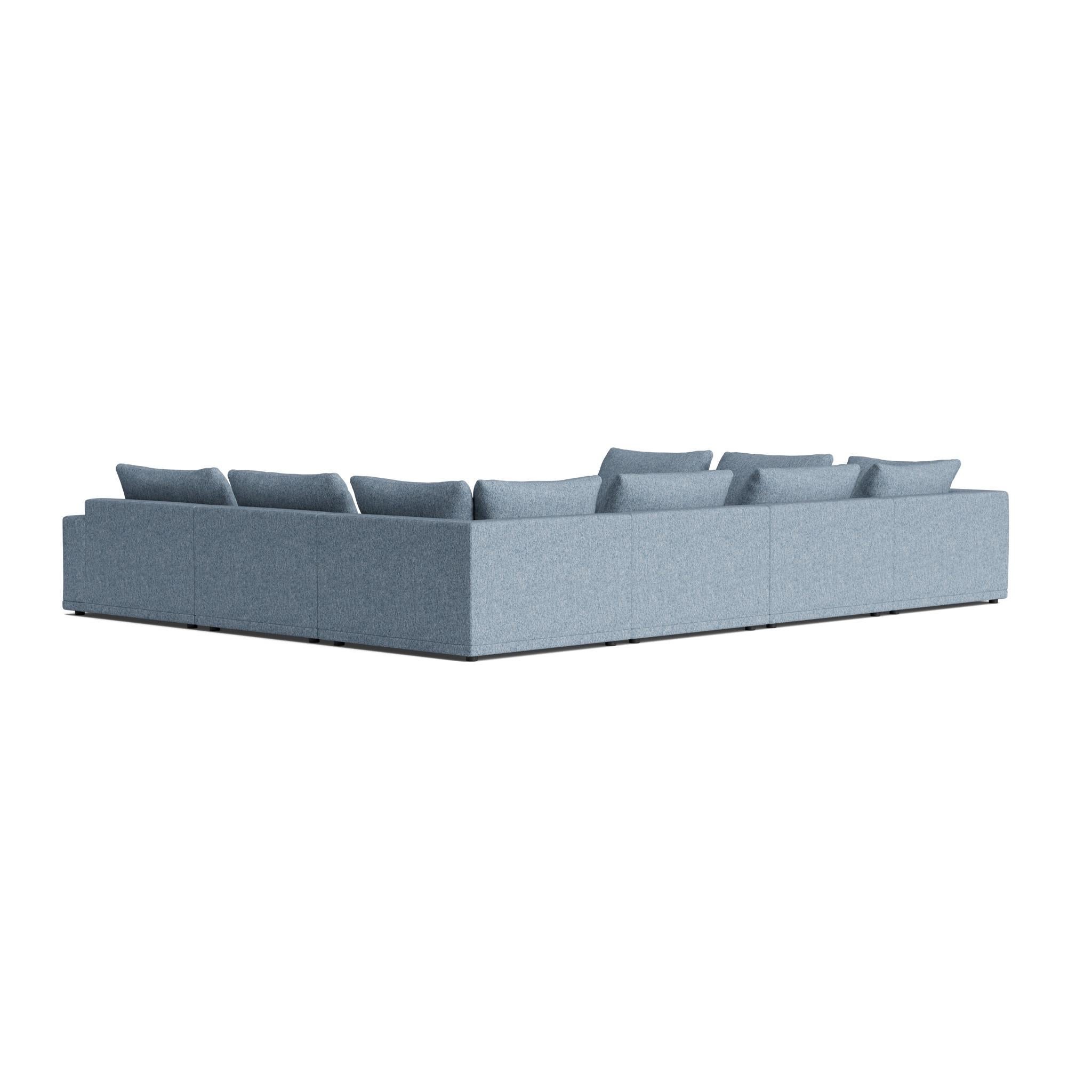 Plush Modular Modern Sofa in Kvadrat Vanir (21. Jahrhundert und zeitgenössisch) im Angebot