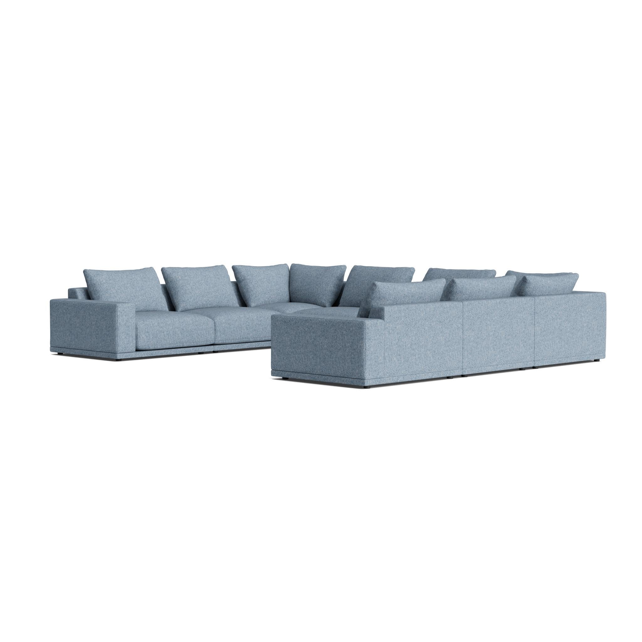 Plush Modular Modern Sofa in Kvadrat Vanir im Angebot 1