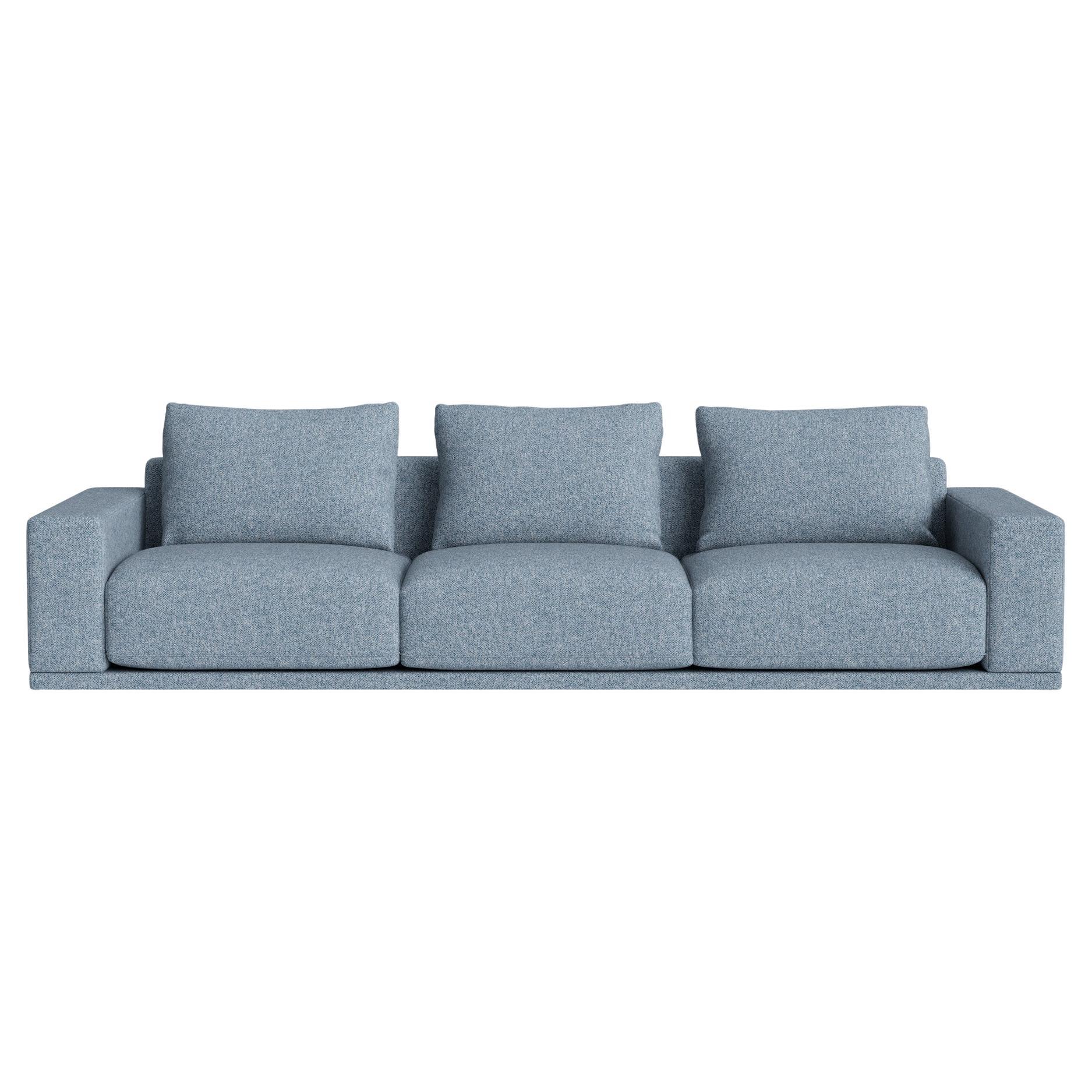 Plush Modular Modern Sofa in Kvadrat Vanir For Sale