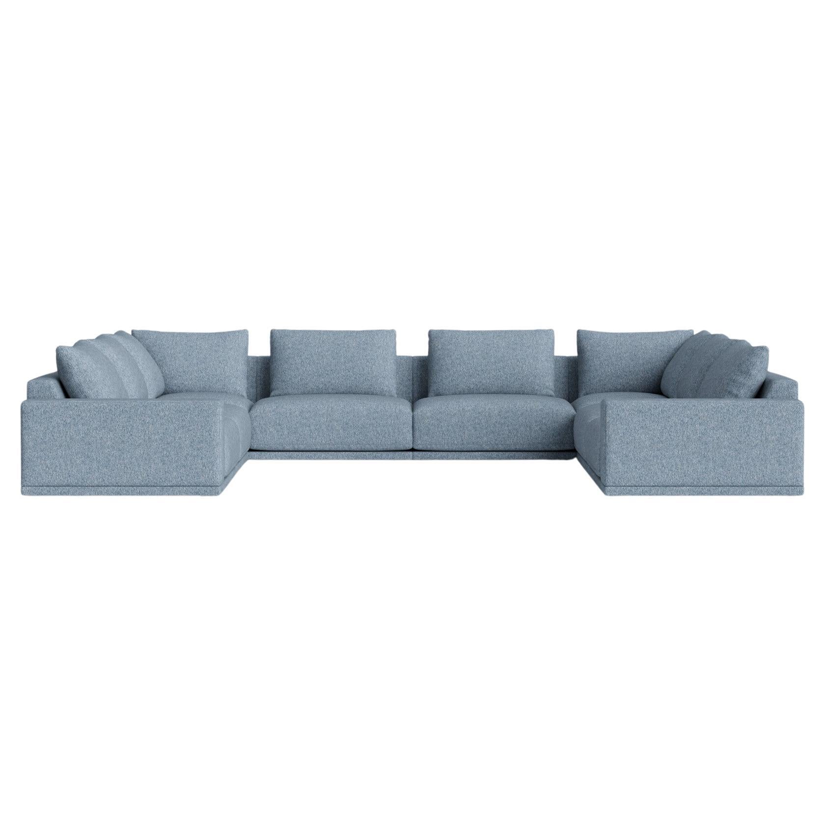 Plush Modular Modern Sofa in Kvadrat Vanir