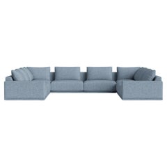 Plush Modular Modern Sofa in Kvadrat Vanir
