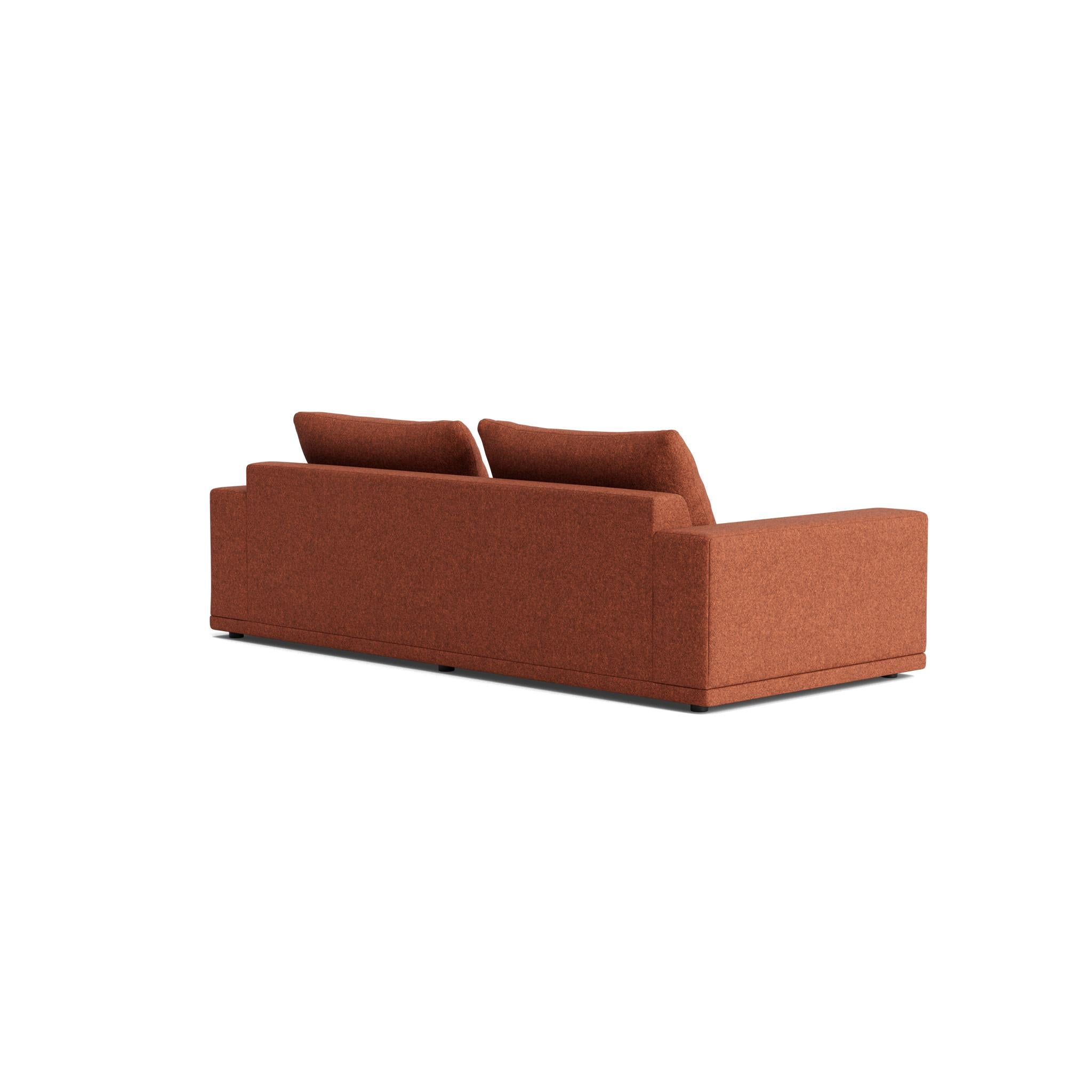 Plush Modular Modern Sofa in Maharam Beck (amerikanisch) im Angebot
