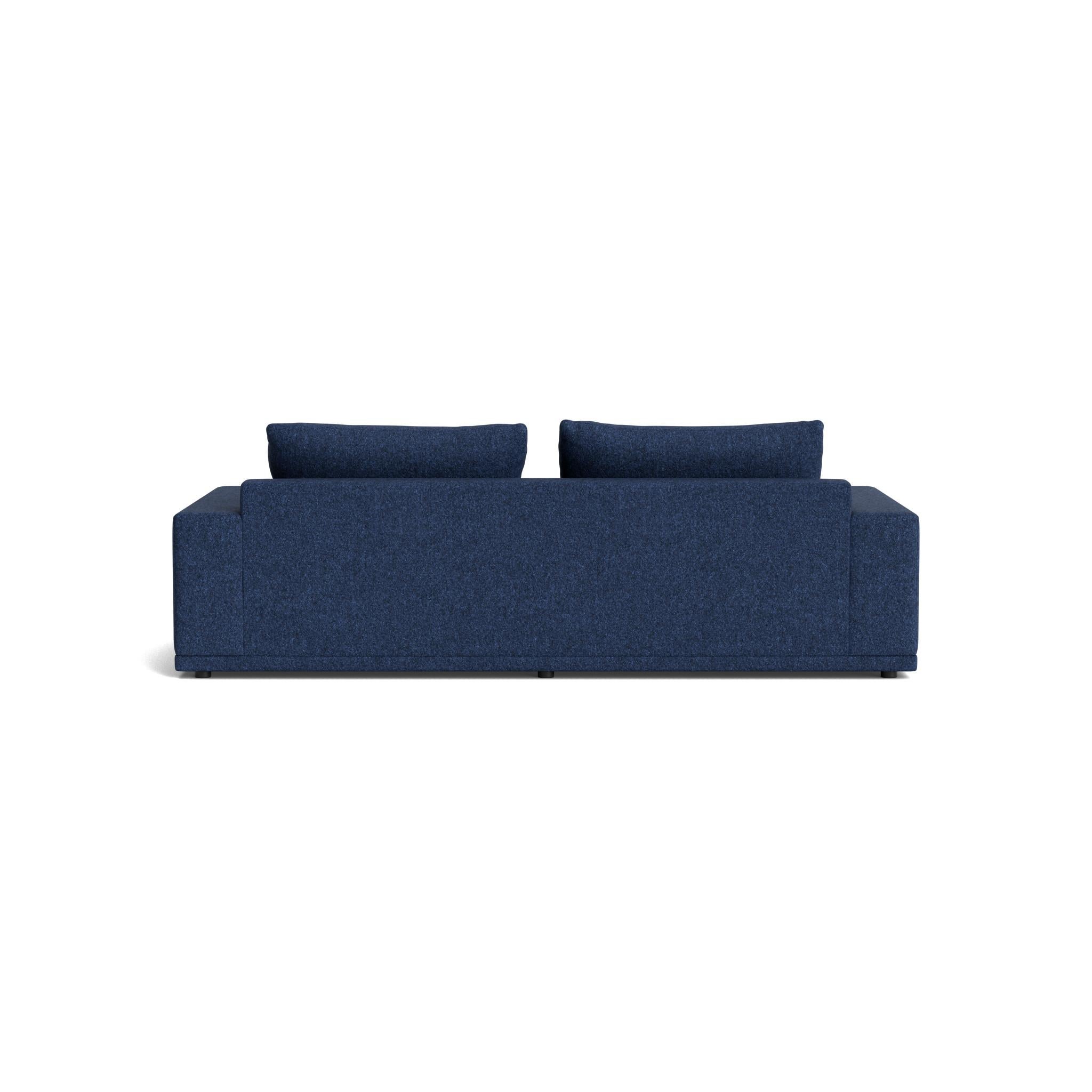 Contemporary Plush Modular Modern Sofa in Maharam Beck For Sale