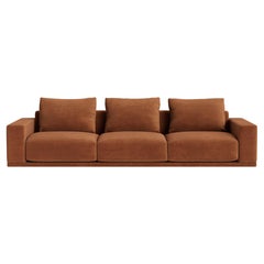 Plush Modular Modern Sofa in Maharam Corduroy