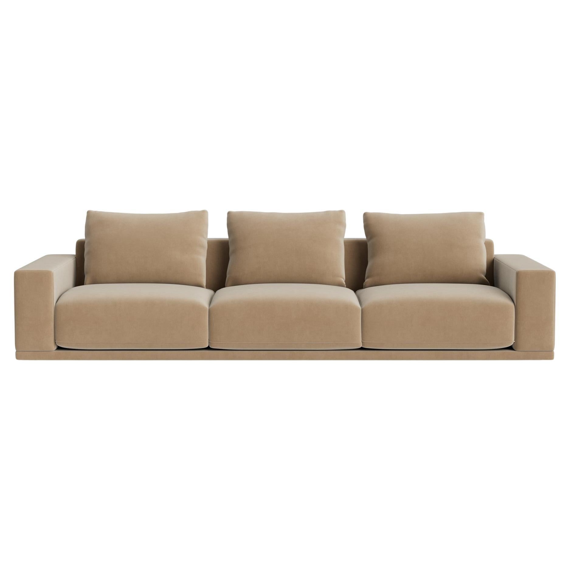 Plush Modular Modern Sofa in Maharam Velvet