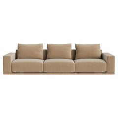 Plush Modular Modern Sofa in Maharam Velvet