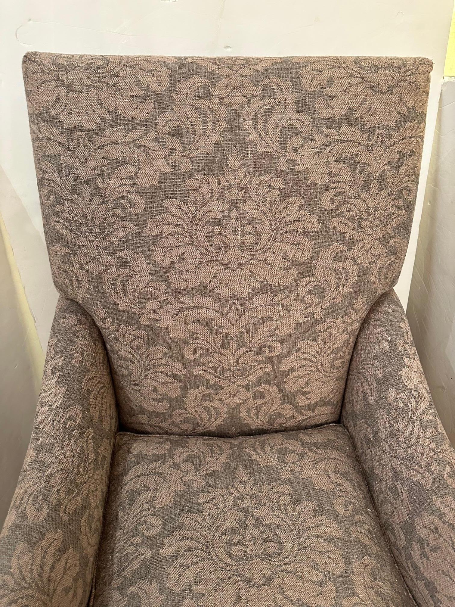 Plush Rose Tarlow Upholstered Tuscany Bergere Club Chair 4