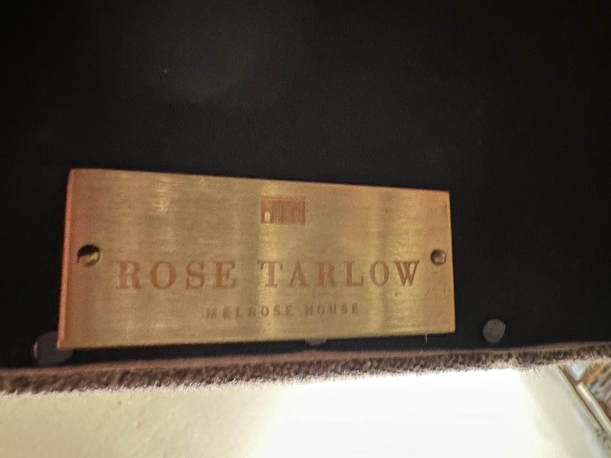 Plush Rose Tarlow Upholstered Tuscany Bergere Club Chair 5