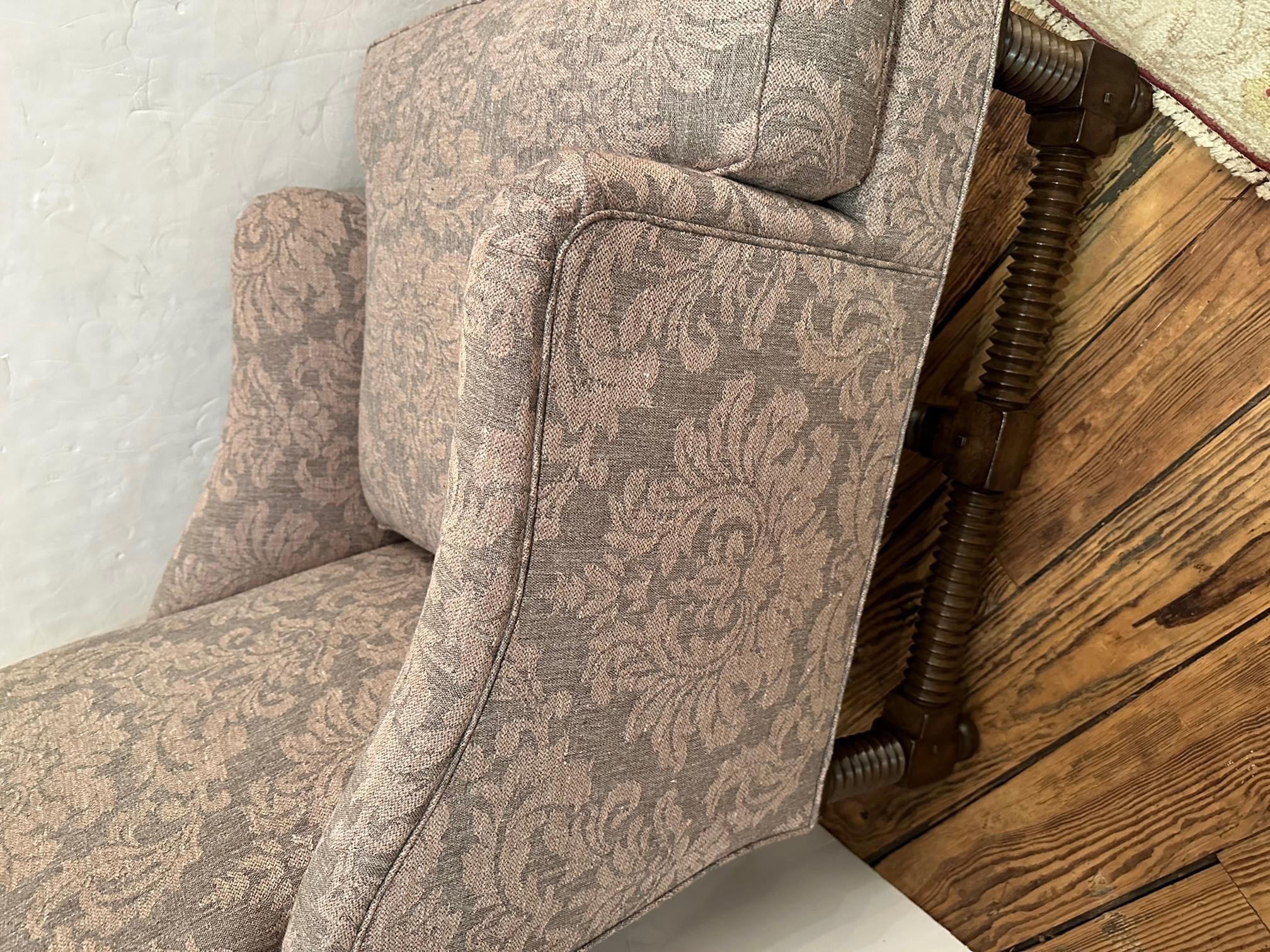 Plush Rose Tarlow Upholstered Tuscany Bergere Club Chair In Good Condition In Hopewell, NJ